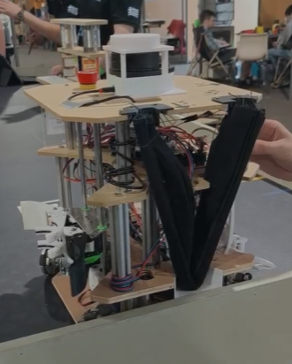 French Robotics Cup robot building